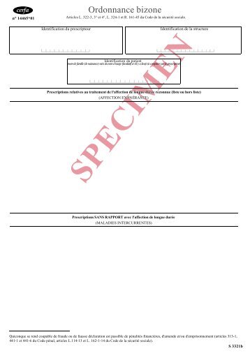 ordonnance bizone ordonnance bizone